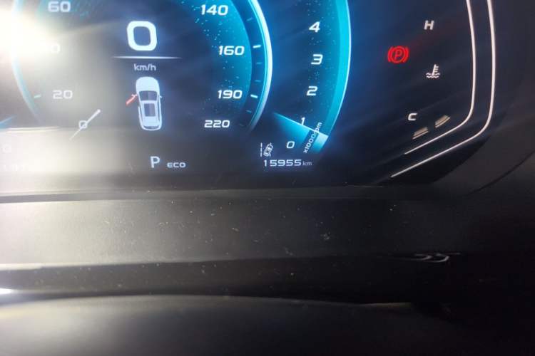 Used CHANGAN OSHAN X5 2021 1.5T DCT Flagship Edition Odometer Close Up