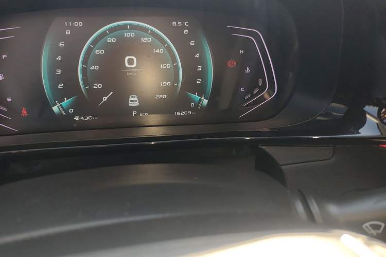 Used CHANGAN OSHAN X5 2021 1.5T DCT Prestige Edition Odometer Close Up
