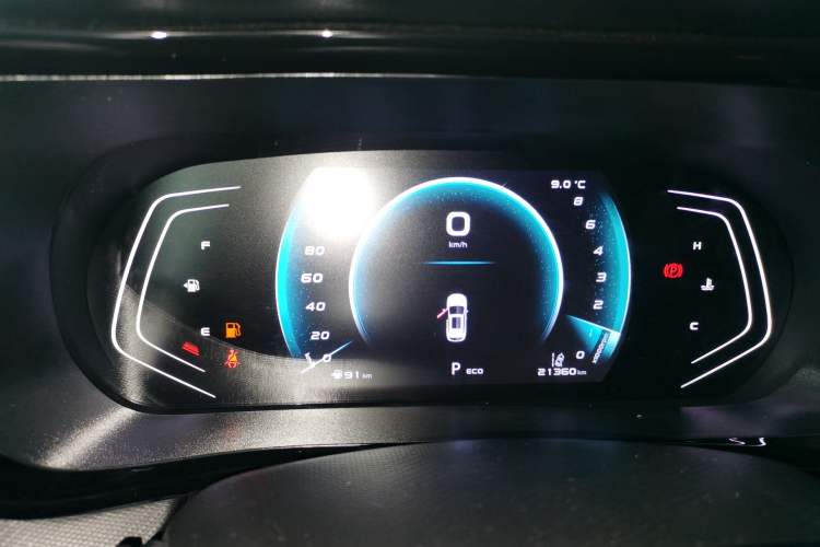 Used CHANGAN OSHAN X5 2021 1.5T DCT Flagship Edition Odometer Close Up