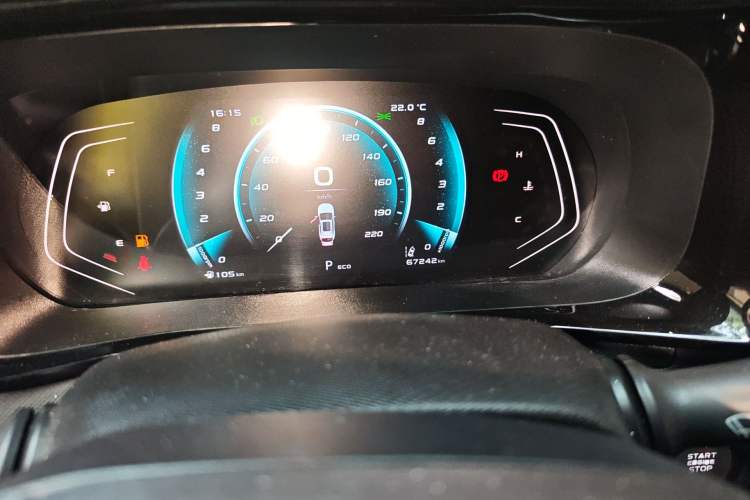 Used CHANGAN OSHAN X5 2021 1.5T DCT Flagship Edition Odometer Close Up