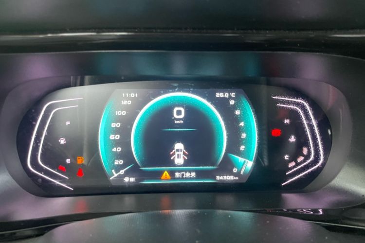 Used CHANGAN OSHAN X5 2021 1.5T DCT Prestige Edition Odometer Close Up