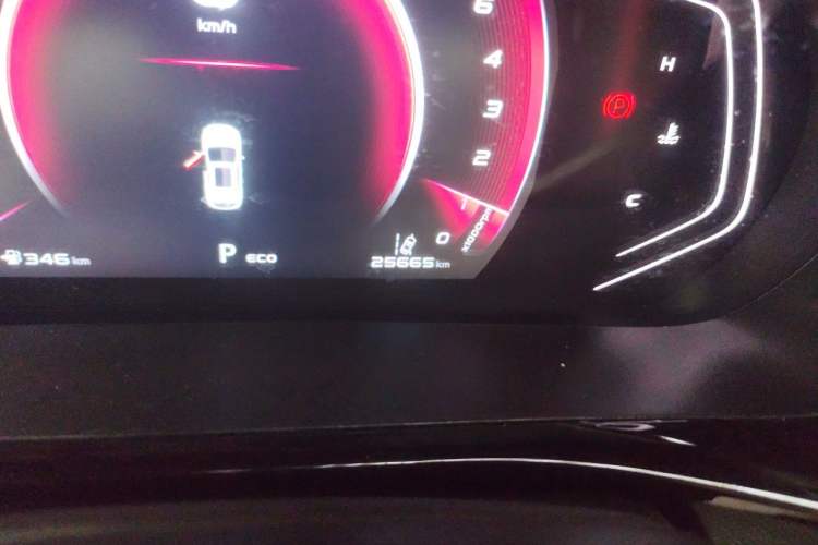 Used CHANGAN OSHAN X5 2021 1.5T DCT Flagship Edition Odometer Close Up