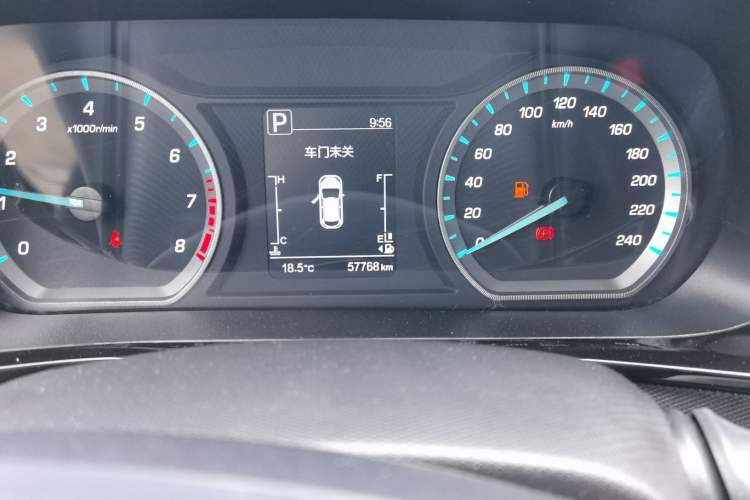 Used CHANGAN OSHAN X5 2021 1.6L CVT Comfort Model Odometer Close Up
