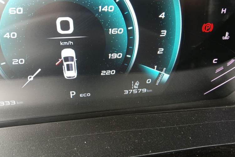 Used CHANGAN OSHAN X5 2021 1.5T DCT Flagship Edition Odometer Close Up