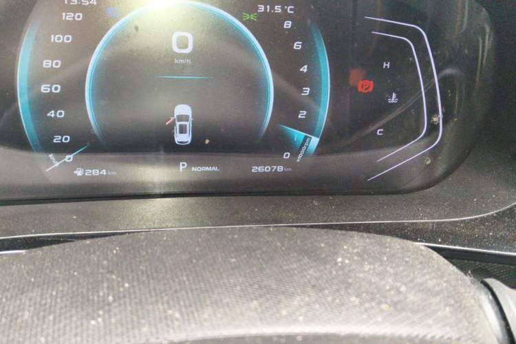 Used CHANGAN OSHAN X5 2021 1.5T DCT Prestige Edition Odometer Close Up