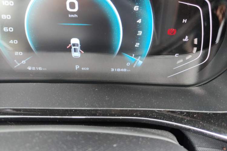 Used CHANGAN OSHAN X5 2021 1.5T DCT Luxury Edition Odometer Close Up