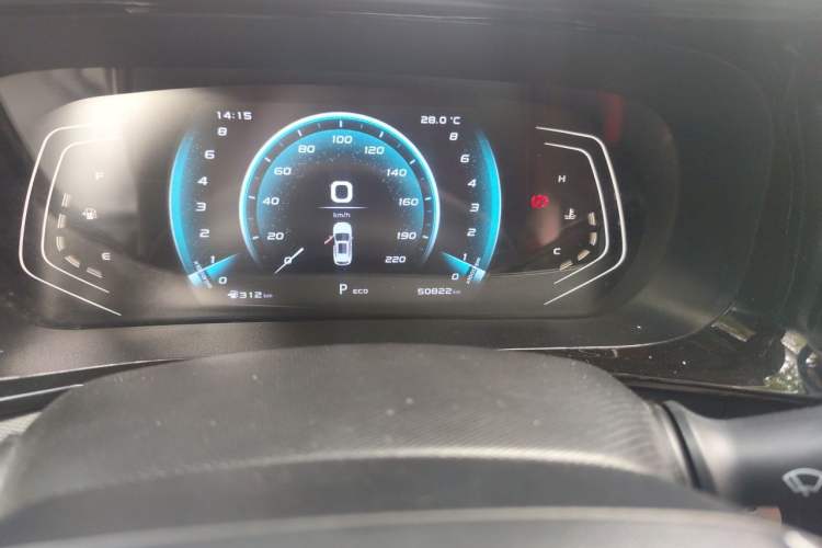 Used CHANGAN OSHAN X5 2021 1.5T DCT Luxury Edition Odometer Close Up