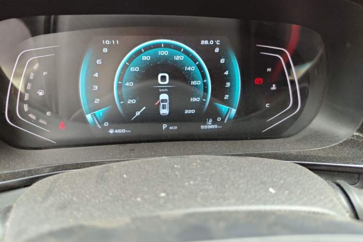 Used CHANGAN OSHAN X5 2021 1.5T DCT Flagship Edition Odometer Close Up