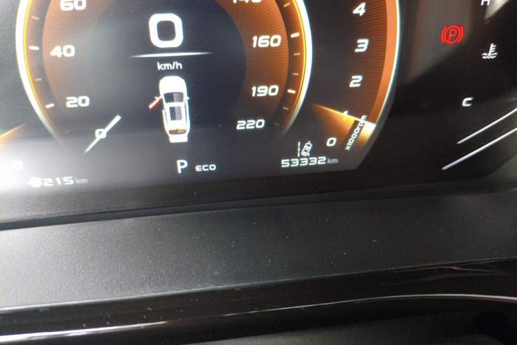 Used CHANGAN OSHAN X5 2022 Sport Edition 1.5T DCT Hurricane Sonic Odometer Close Up
