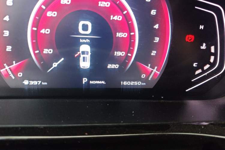 Used CHANGAN OSHAN X5 2022 1.5T DCT Xiake Edition Odometer Close Up