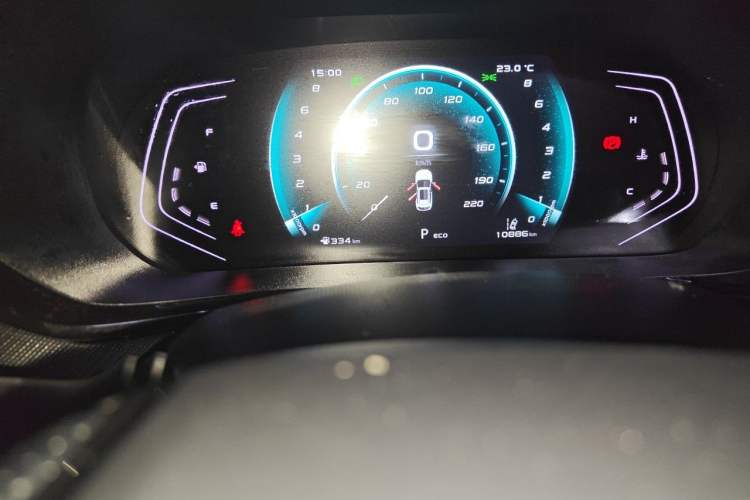 Used CHANGAN OSHAN X5 2022 Sport Edition 1.5T DCT Hurricane Sonic Odometer Close Up
