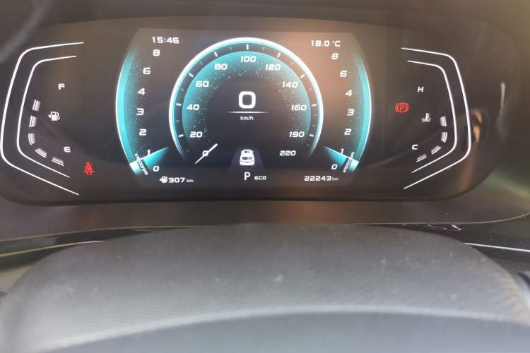 Used CHANGAN OSHAN X5 2023 Enjoy Edition 1.5T DCT Luxury Model Odometer Close Up