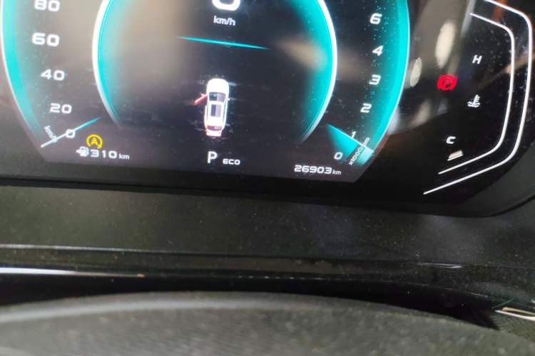 Used CHANGAN OSHAN X5 2023 Enjoy Edition 1.5T DCT Deluxe Model Odometer Close Up