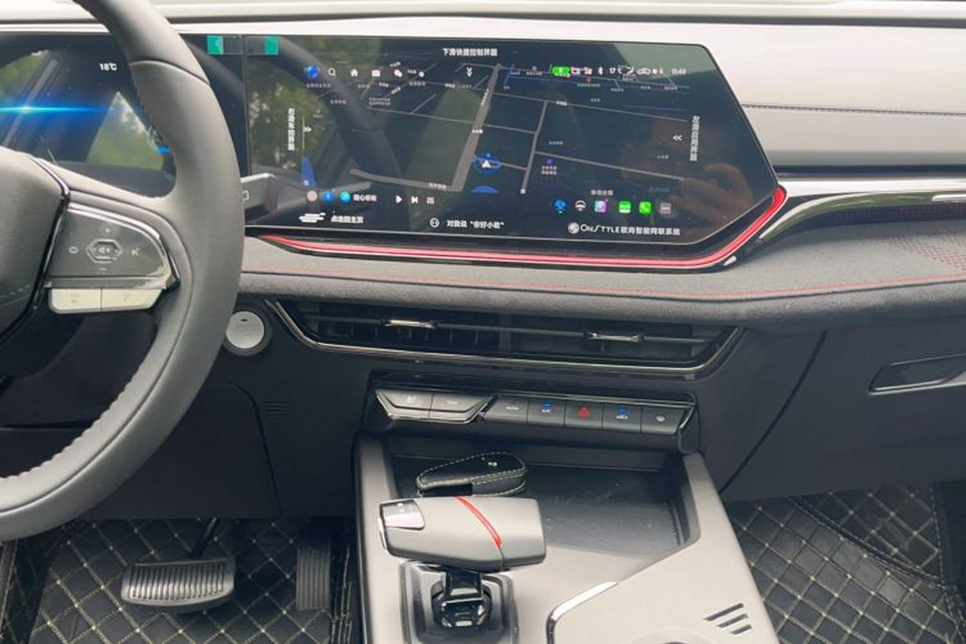 Used CHANGAN OSHAN X5 PLUS 2023 1.5T DCT Navigation Edition Audio And AC Panel