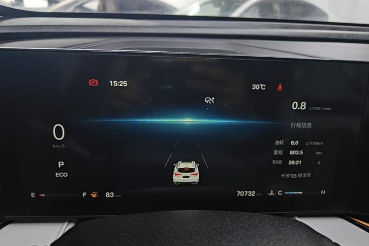 Used CHANGAN OSHAN X5 PLUS 2023 Revised 1.5T DCT Smart & Fun AI Edition Instrument Cluster