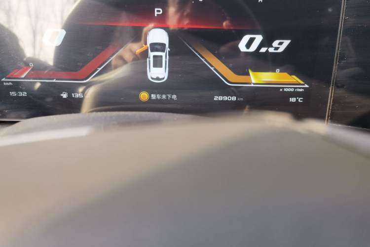 Used CHANGAN OSHAN X5 PLUS 2023 1.5T DCT Navigation Edition Odometer Close Up