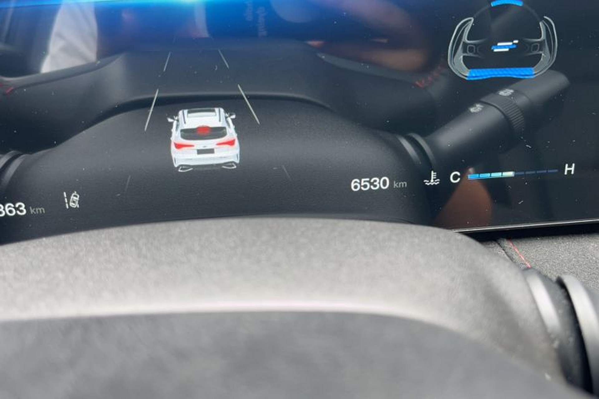 Used CHANGAN OSHAN X5 PLUS 2023 1.5T DCT Navigation Edition Odometer Close Up