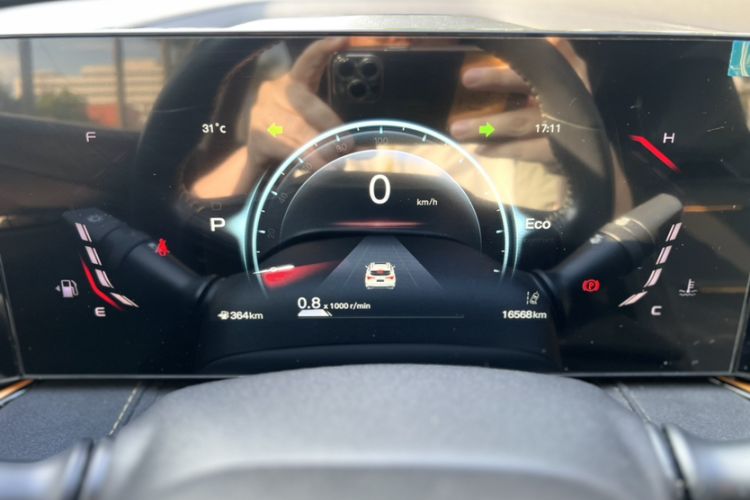 Used CHANGAN OSHAN X5 PLUS 2023 Revised 1.5T DCT Excellence Edition Odometer Close Up