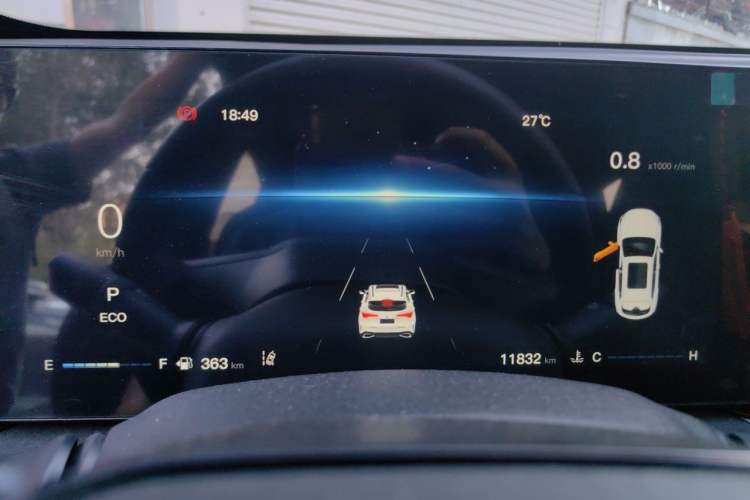 Used CHANGAN OSHAN X5 PLUS 2023 Revised Version 1.5T DCT Navigation Edition Instrument Cluster