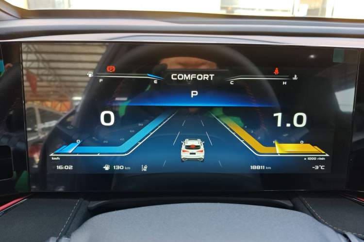 Used CHANGAN OSHAN X5 PLUS 2023 Revised Version 1.5T DCT Navigation Edition Instrument Cluster