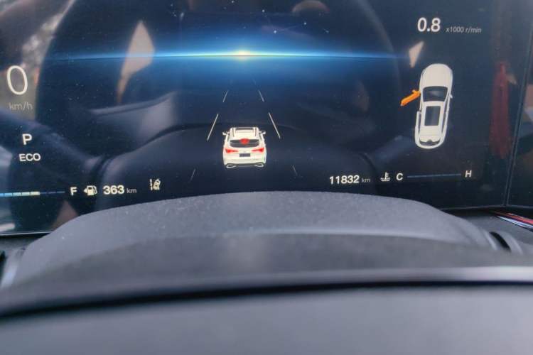 Used CHANGAN OSHAN X5 PLUS 2023 Revised Version 1.5T DCT Navigation Edition Odometer Close Up