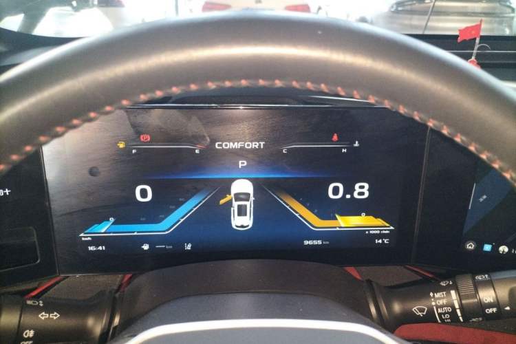Used CHANGAN OSHAN X5 PLUS 2023 Revised Version 1.5T DCT Navigation Edition Odometer Close Up