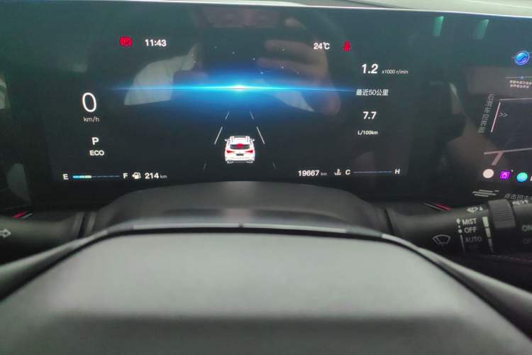 Used CHANGAN OSHAN X5 PLUS 2023 Revised Version 1.5T DCT Navigation Edition Odometer Close Up