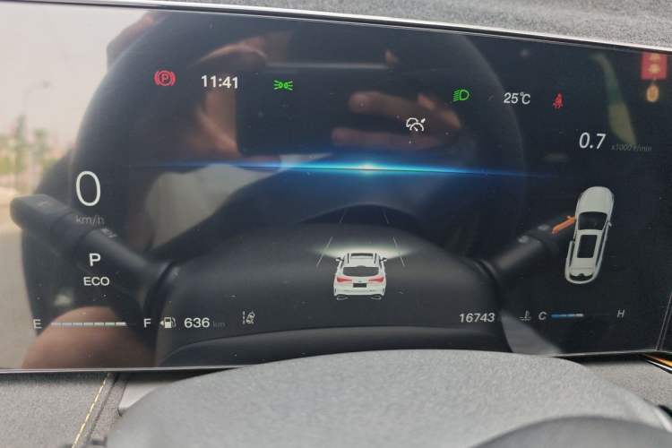 Used CHANGAN OSHAN X5 PLUS 2023 Revised 1.5T DCT Smart & Fun AI Edition Instrument Cluster