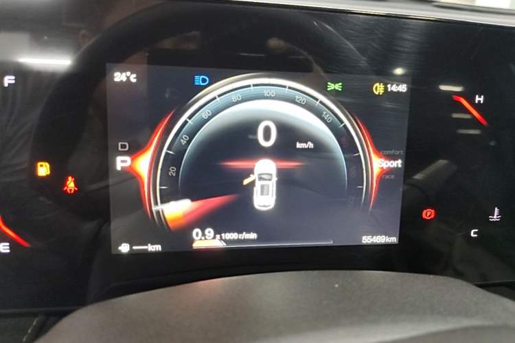 Used CHANGAN OSHAN X5 PLUS 2023 Revised 1.5T DCT Pioneer Edition Instrument Cluster
