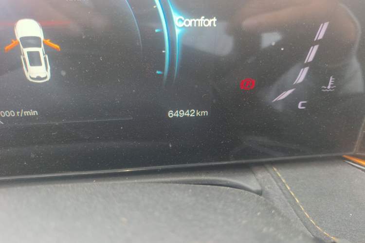 Used CHANGAN OSHAN X5 PLUS 2023 Revised 1.5T DCT Pioneer Edition Odometer Close Up