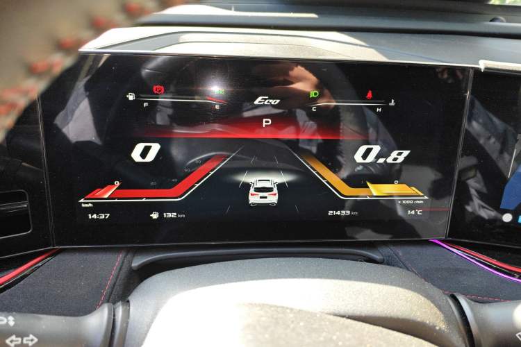 Used CHANGAN OSHAN X5 PLUS 2023 Revised Version 1.5T DCT Navigation Edition Odometer Close Up