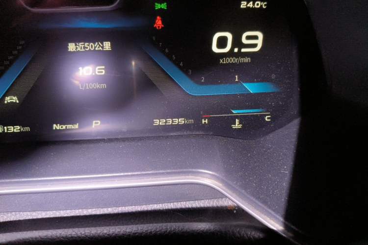 Used CHANGAN OSHAN X7 2020 1.5T Automatic Parking with Facial Recognition – Spacey & Carefree Edition Odometer Close Up