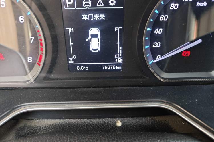 Used CHANGAN OSHAN X7 2020 1.5T Automatic Elite Edition Odometer Close Up