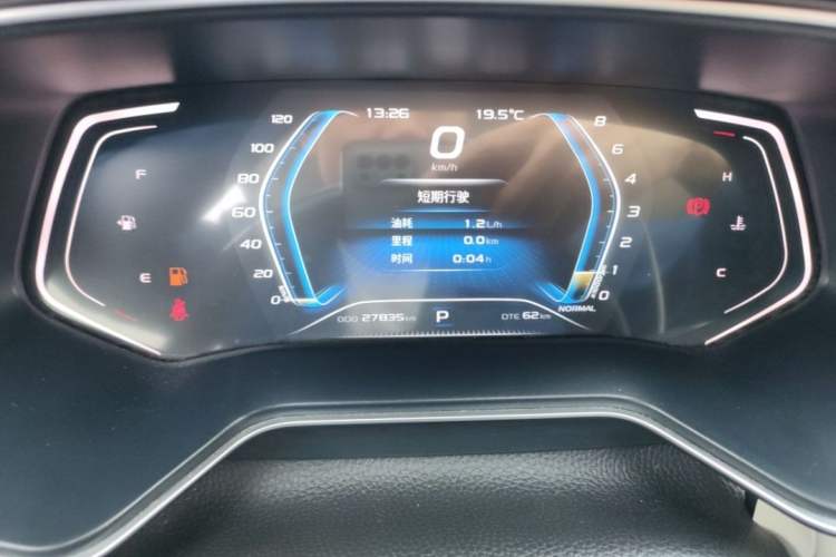 Used CHANGAN OSHAN X7 2020 1.5T Automatic Flagship Edition Odometer Close Up