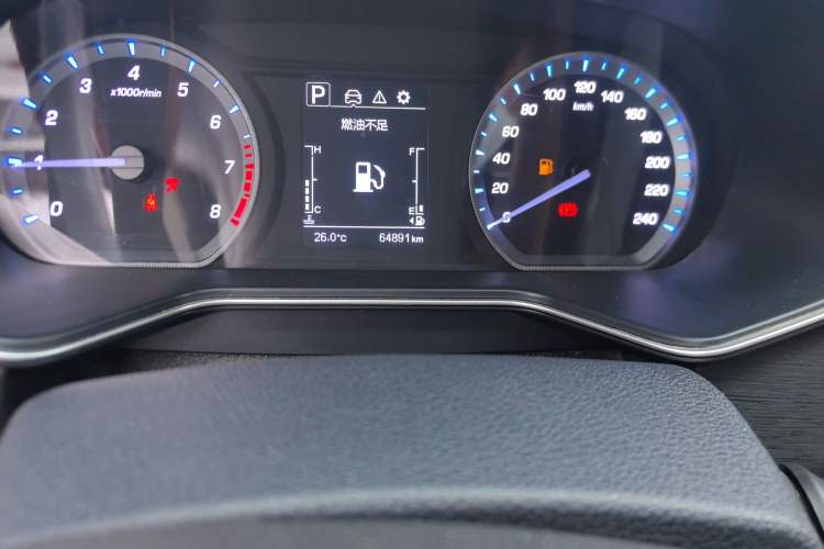 Used CHANGAN OSHAN X7 2020 1.5T Automatic Prestige Edition Odometer Close Up