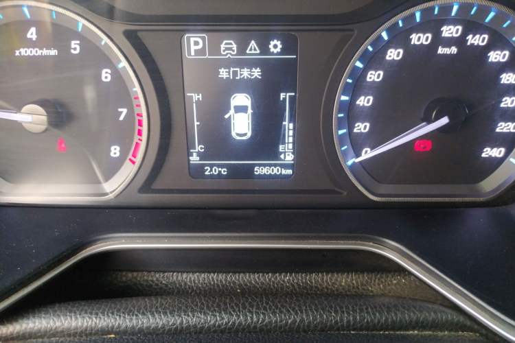 Used CHANGAN OSHAN X7 2020 1.5T Automatic Luxury Version Odometer Close Up