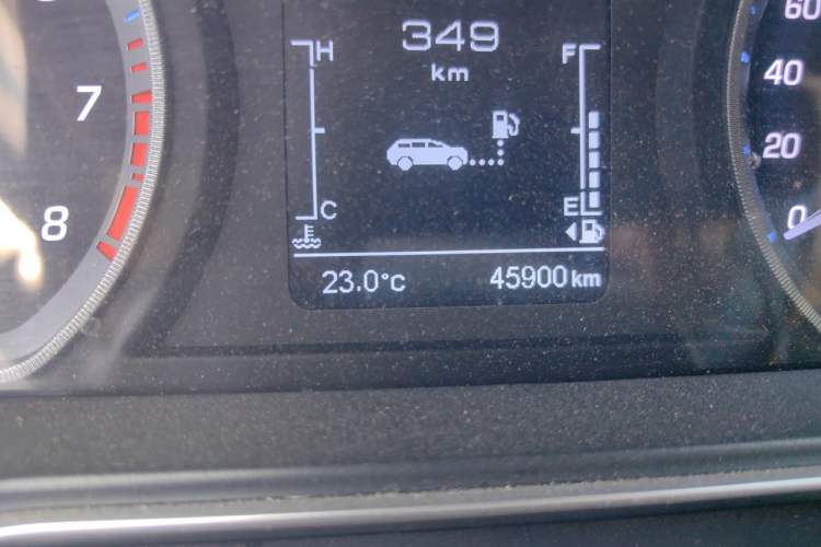 Used CHANGAN OSHAN X7 2020 1.5T Automatic Prestige Edition Odometer Close Up