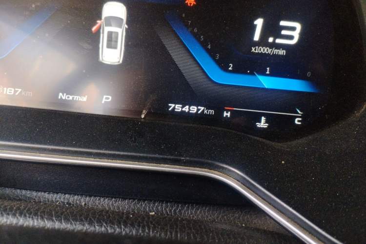 Used CHANGAN OSHAN X7 2020 1.5T Automatic Parking with Facial Recognition – Spacey & Carefree Edition Odometer Close Up