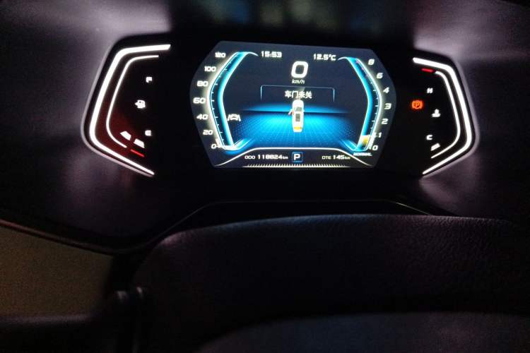 Used CHANGAN OSHAN X7 2020 1.5T Automatic Flagship Edition Odometer Close Up
