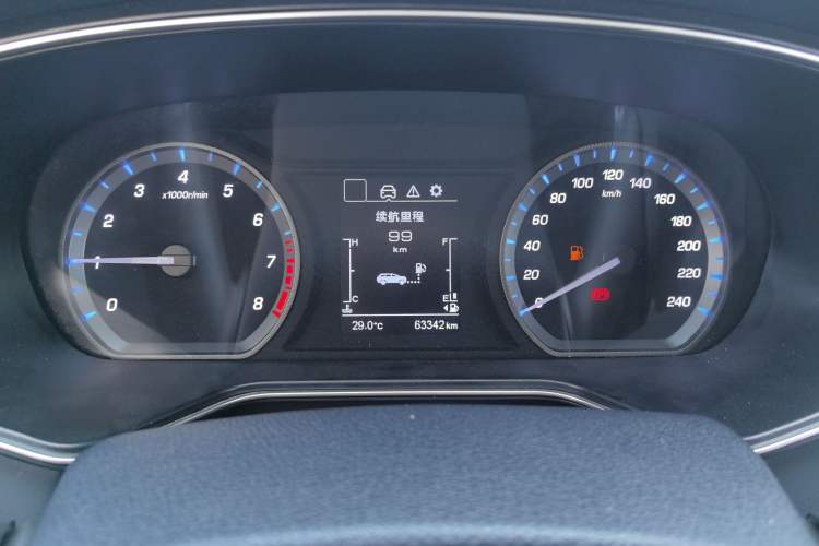 Used CHANGAN OSHAN X7 2020 1.5T Manual Luxury Version Odometer Close Up