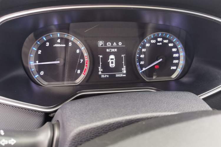 Used CHANGAN OSHAN X7 2021 1.5T Automatic Luxury Version Odometer Close Up