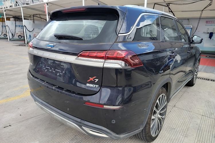 Used CHANGAN OSHAN X7 2021 1.5T Space Freedom Edition with Automatic Parking and Facial Recognition Rear Right 45 Deg