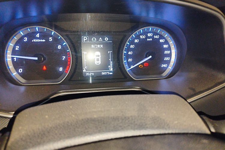 Used CHANGAN OSHAN X7 2021 1.5T Automatic Luxury Version Odometer Close Up
