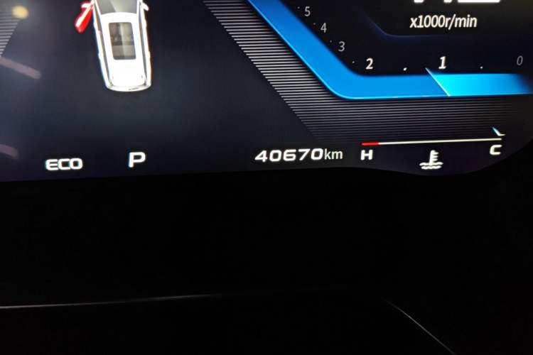 Used CHANGAN OSHAN X7 2021 1.5T Automatic Geeker Edition Odometer Close Up