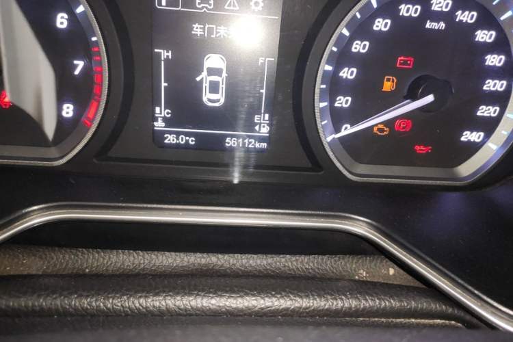 Used CHANGAN OSHAN X7 2021 1.5T Automatic Luxury Version Odometer Close Up