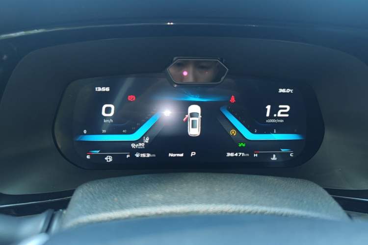Used CHANGAN OSHAN X7 PLUS 2022 1.5T Blue Whale Edition Automatic Geeker Navigation Model Instrument Cluster