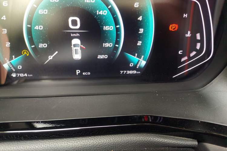 Used CHANGAN OSHAN X7 PLUS 2022 1.5T Blue Whale Edition Automatic Prestige 7-Seater Odometer Close Up