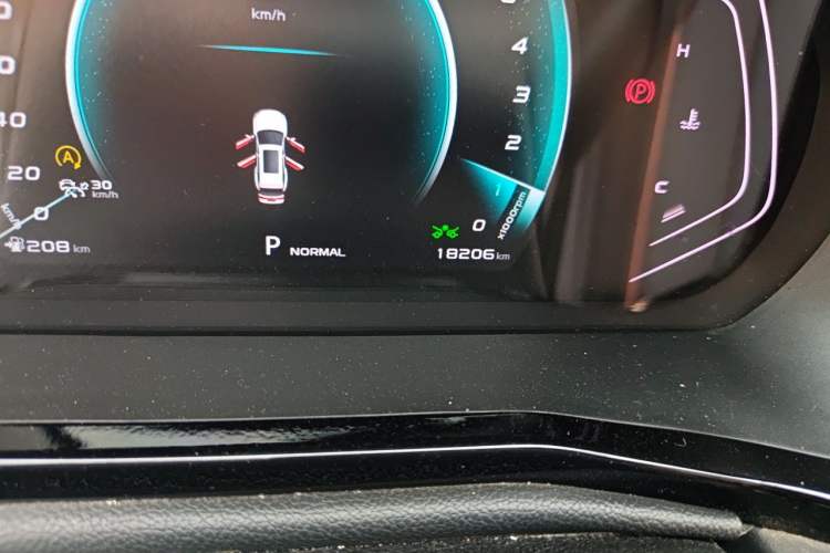 Used CHANGAN OSHAN X7 PLUS 2022 1.5T Blue Whale Edition Automatic ZhiZun Model Odometer Close Up