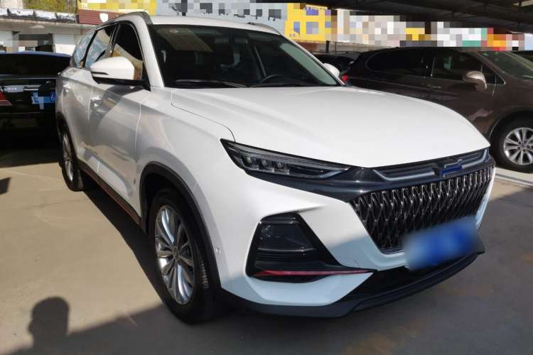 Used CHANGAN OSHAN X7 PLUS 2022 1.5T Blue Whale Edition Automatic Geeker Navigation Model Front Right 45 Deg