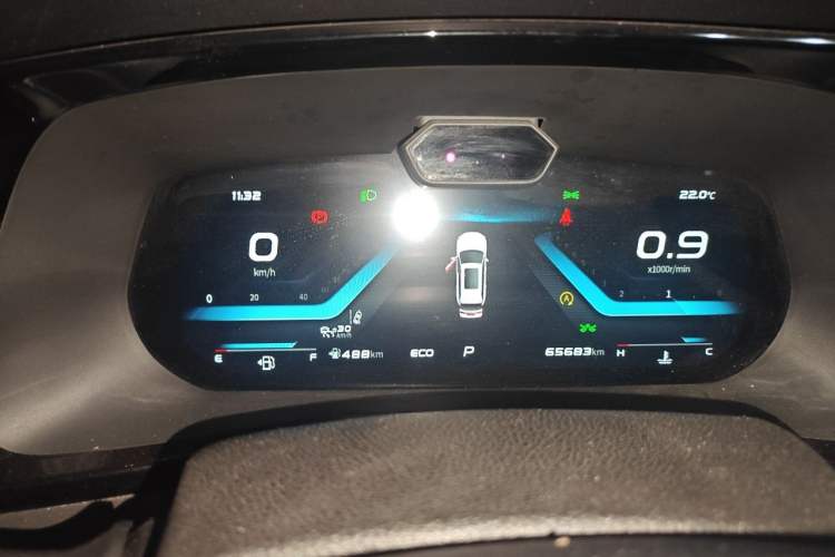 Used CHANGAN OSHAN X7 PLUS 2022 1.5T Blue Whale Edition Automatic Geeker Navigation Model Instrument Cluster